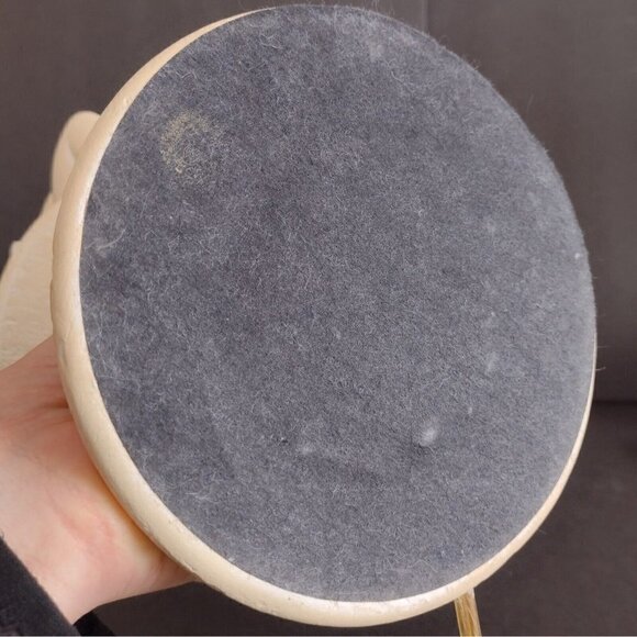 Vtg Underwriters Laboratories Portable Table Lamp Cream Cherub Sitting Plaster? - Picture 11 of 14